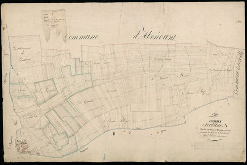 Section A, la Mare Bernier, en une feuille.