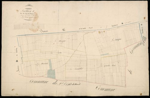 Section C, les Grandes Pièces, en une feuille.