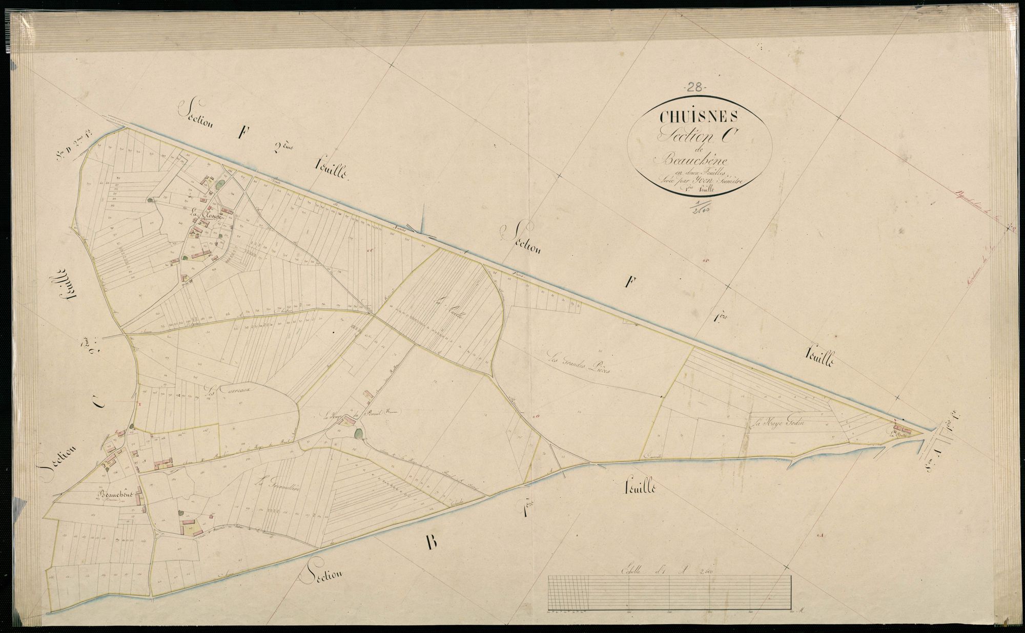 Section C, Beauchêne, feuille 1.