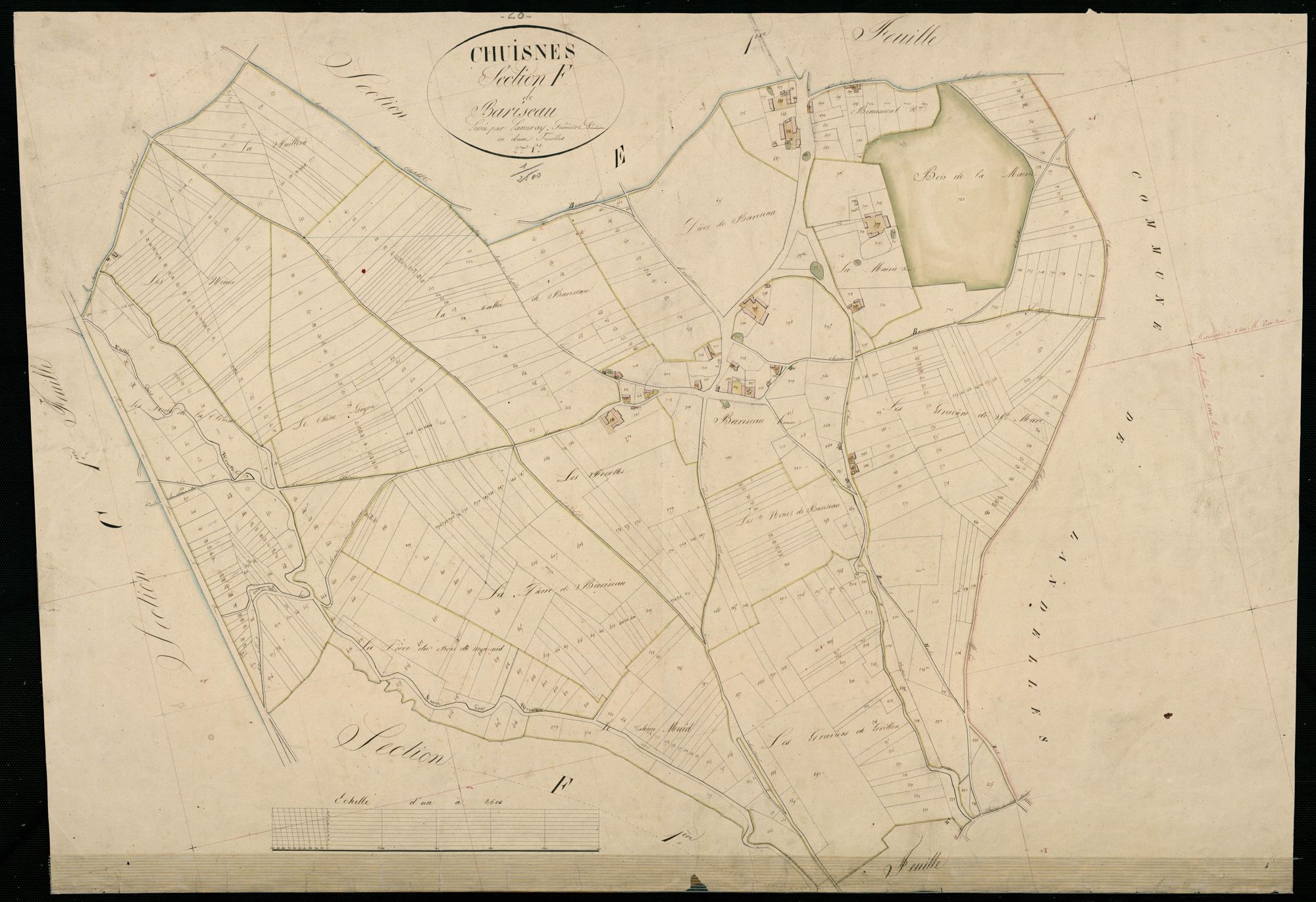 Section F, le Bariseau, feuille 2.