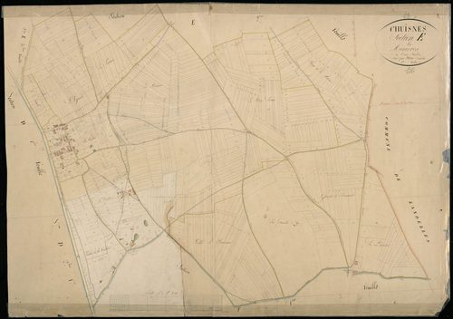 Section E, les Minières, feuille 1.