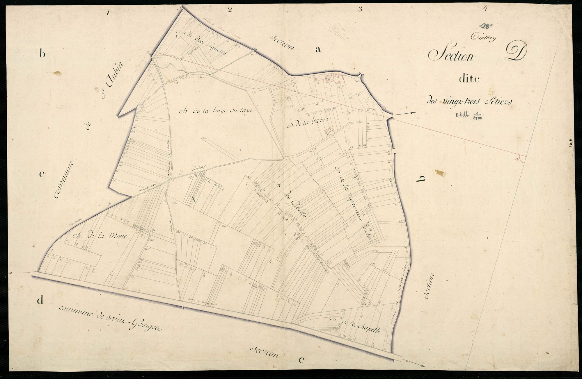 Section D, les Vingt-Trois Setiers.