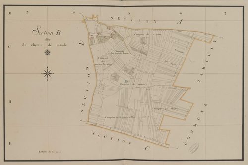 Section B, le Chemin de Mande, en une feuille.