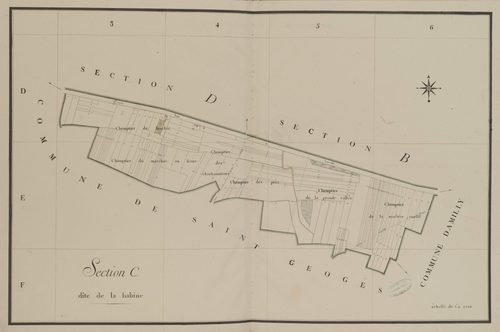 Section C, la Bahine, en une feuille.