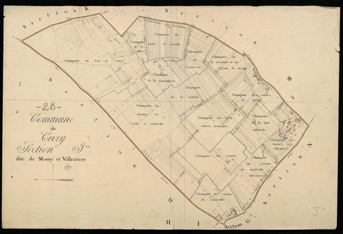 Section J, Mosny et Villentière.