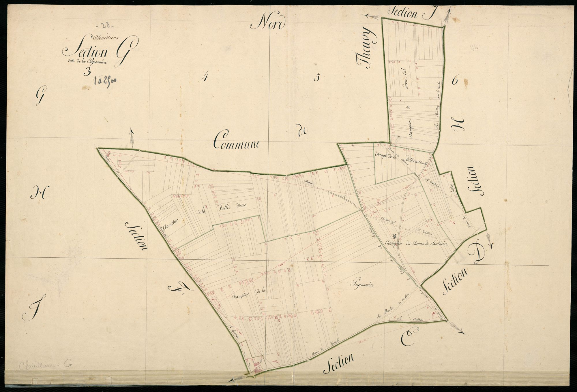 Section G, la Pigeonnière.