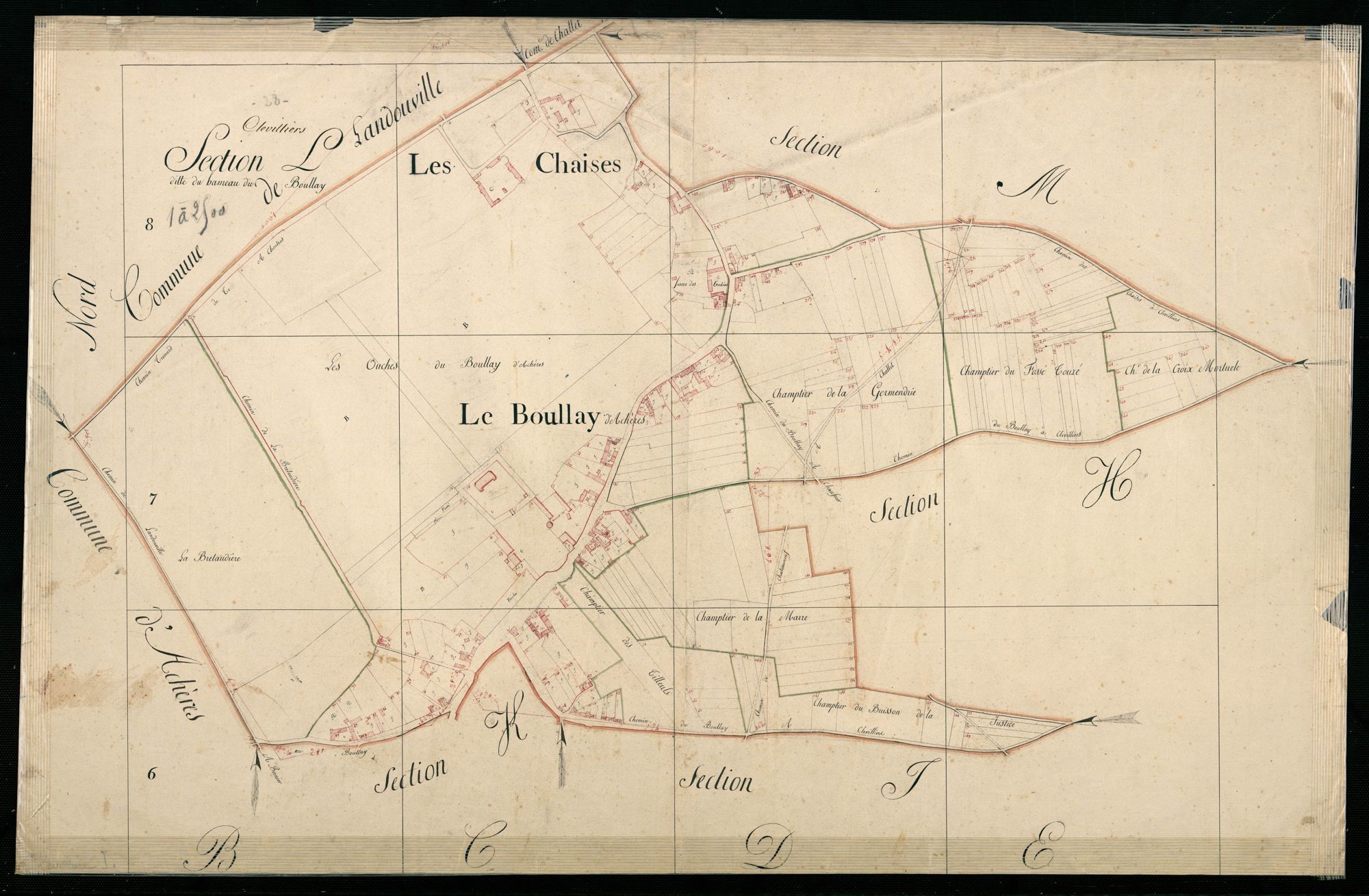 Section L, le Hameau du Boullay.