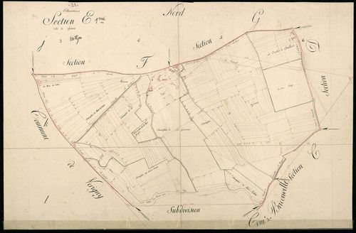 Section E, Giroux, feuille 1.