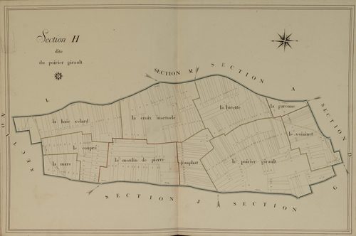 Section H, le Poirier Girault, en une feuille.