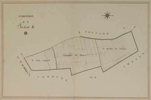 Subdivision de la section K, feuille 2.
