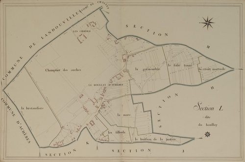 Section L, le Boullay, en une feuille.