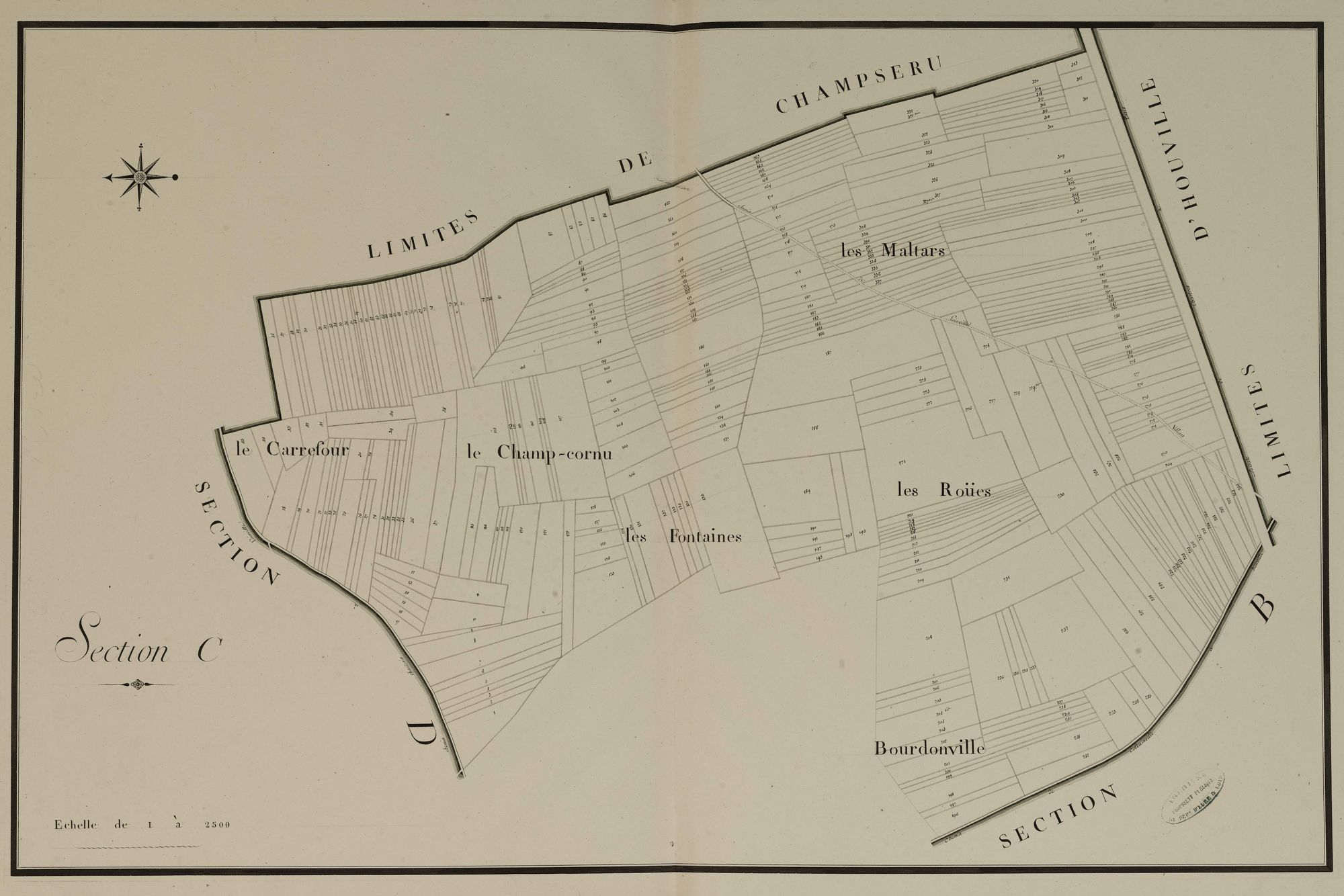 Section C, feuille 1.