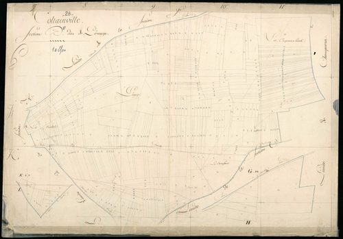 Section D, Péreuze, en une feuille.