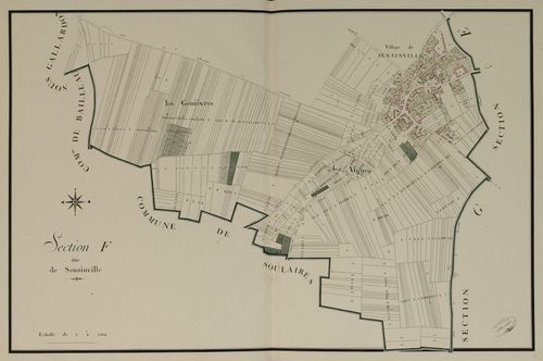 Section F, Senainville, feuille 1.