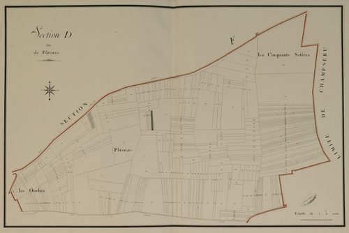 Section D, Péreuze, feuille 1.