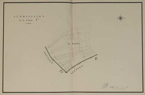 Subdivision de la section C, feuille 2.