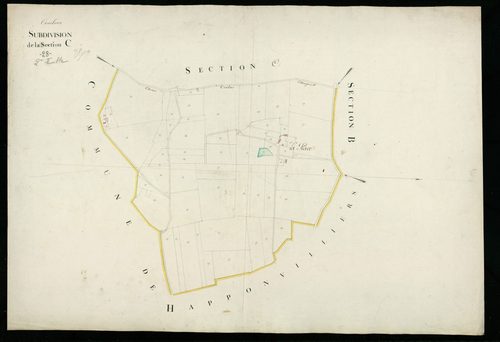 Subdivision de la section C, feuille 2.