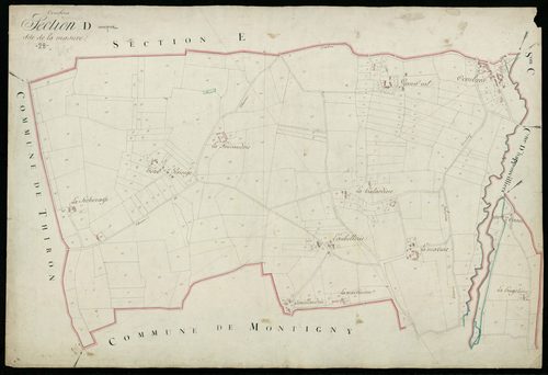 Section D, la Masure, en une feuille.