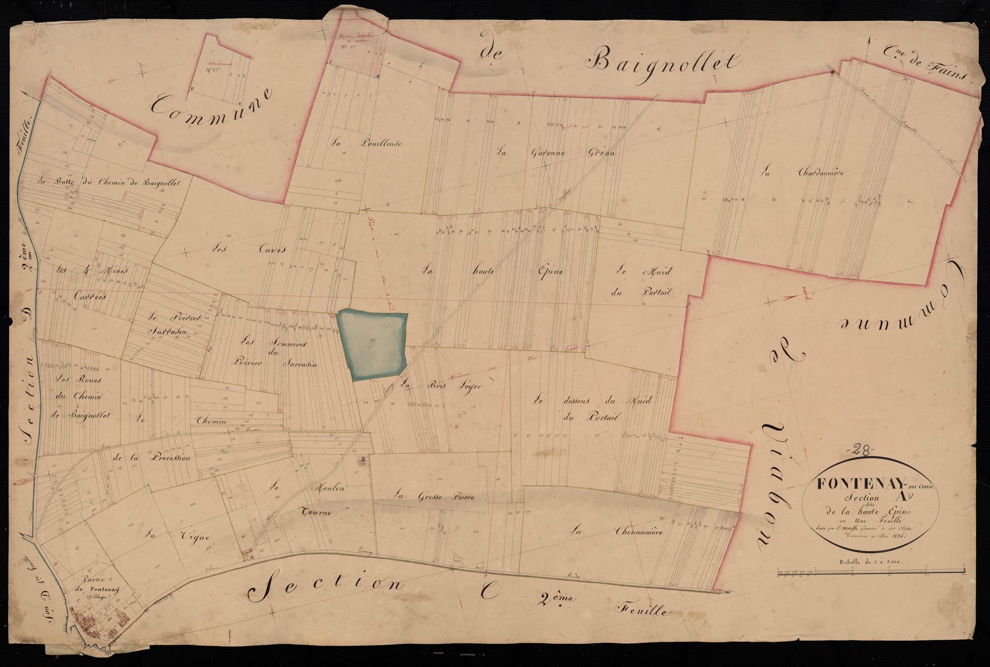 Section A, la Haute Epine, en une feuille.