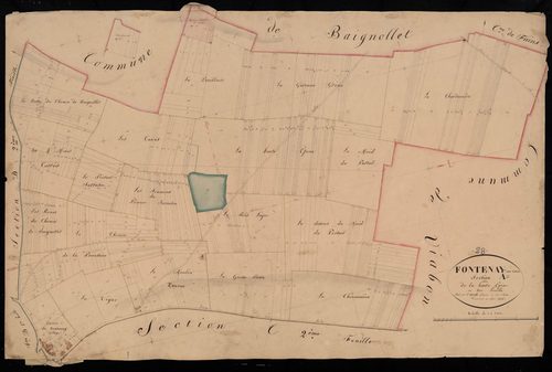 Section A, la Haute Epine, en une feuille.