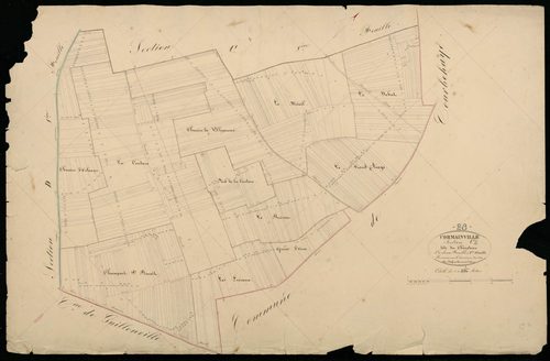 Section C, le Chêneteau, feuille 2.