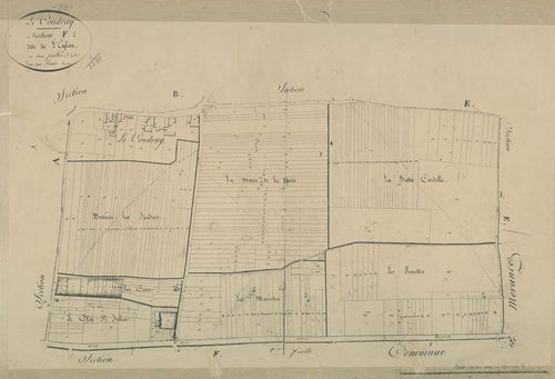Section F, l'Eglise, feuille 1.