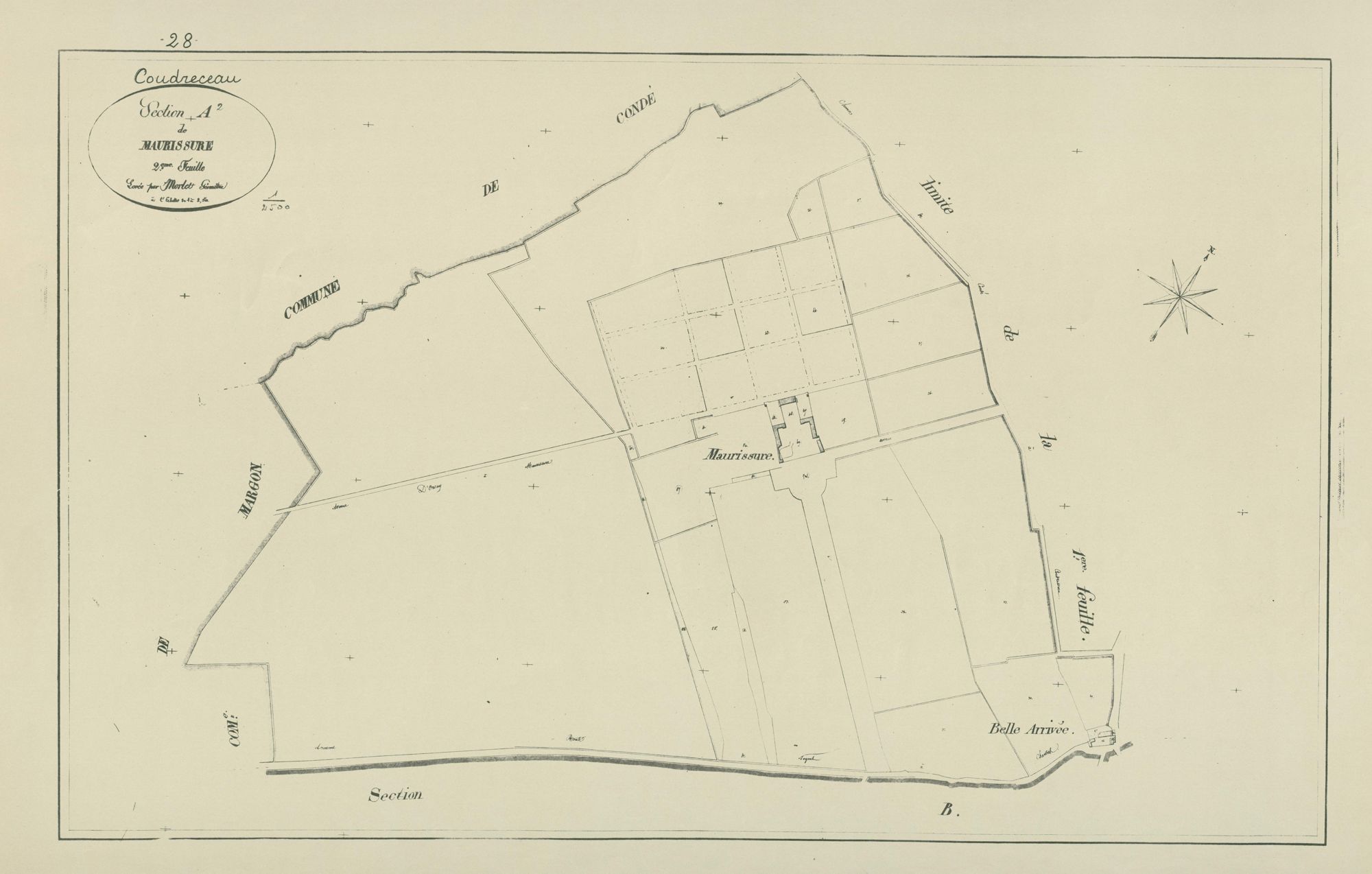 Section A, Maurissure, feuille 2.