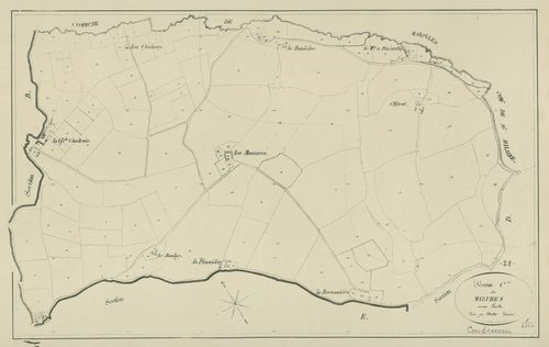 Section C, les Mazures, en une feuille.