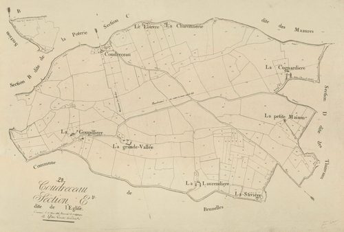 Section E, l'Eglise, en une feuille.