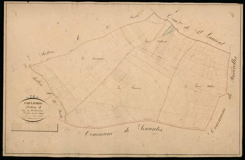 Section A, Bréchanteau, feuille 1.