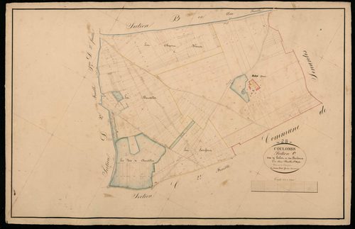 Section C, Héliot et ses Bouleaux, feuille 1 / Terminée par Monsieur Favé, Géomètre secondaire.