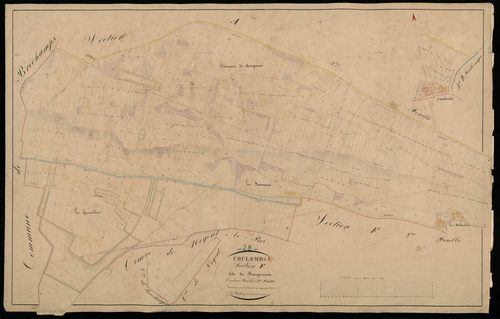 Section F, Rougemont, feuille 1 / Terminée par Monsieur Poylay, Géomètre secondaire.