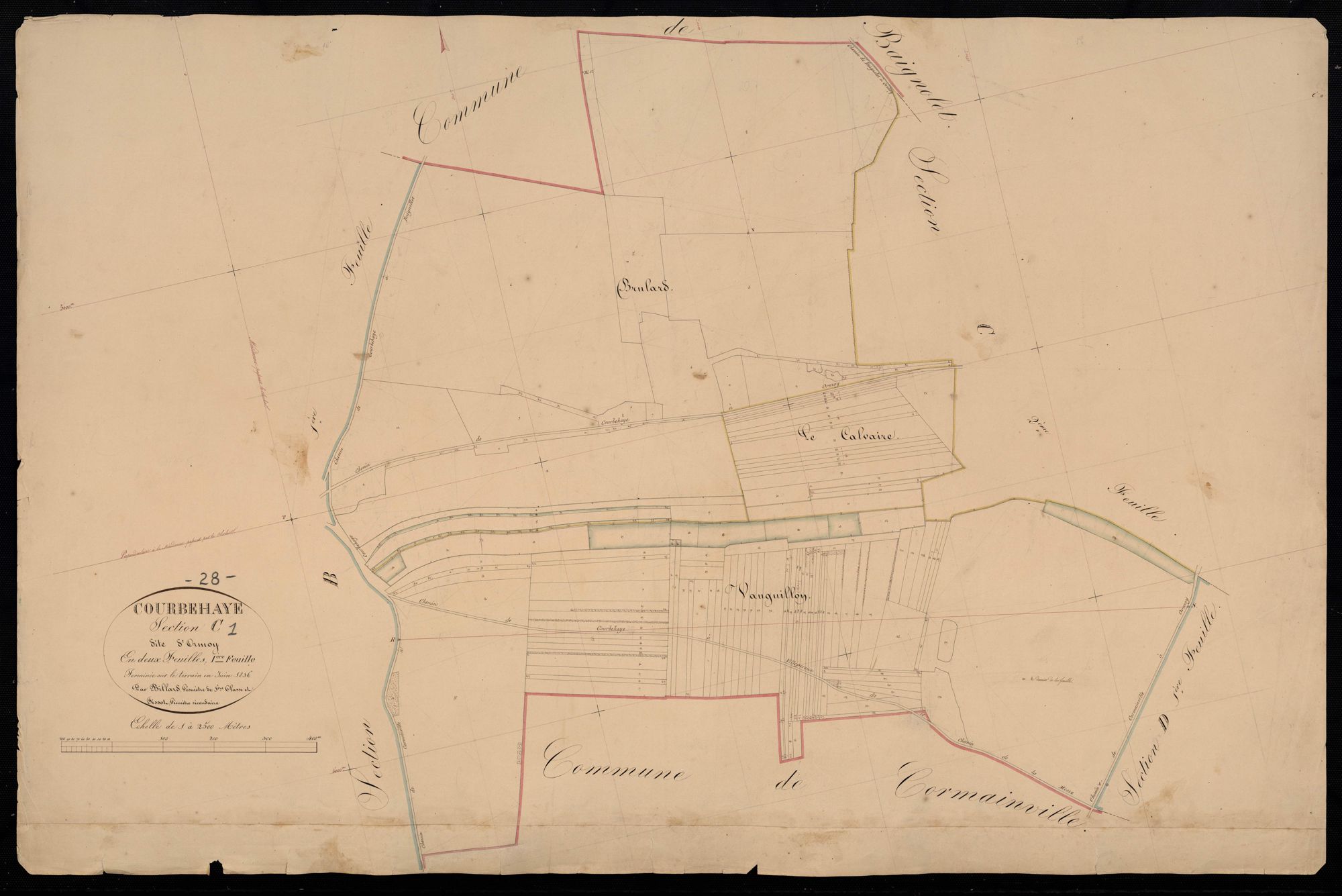 Section C, Ormoy, feuille 1.