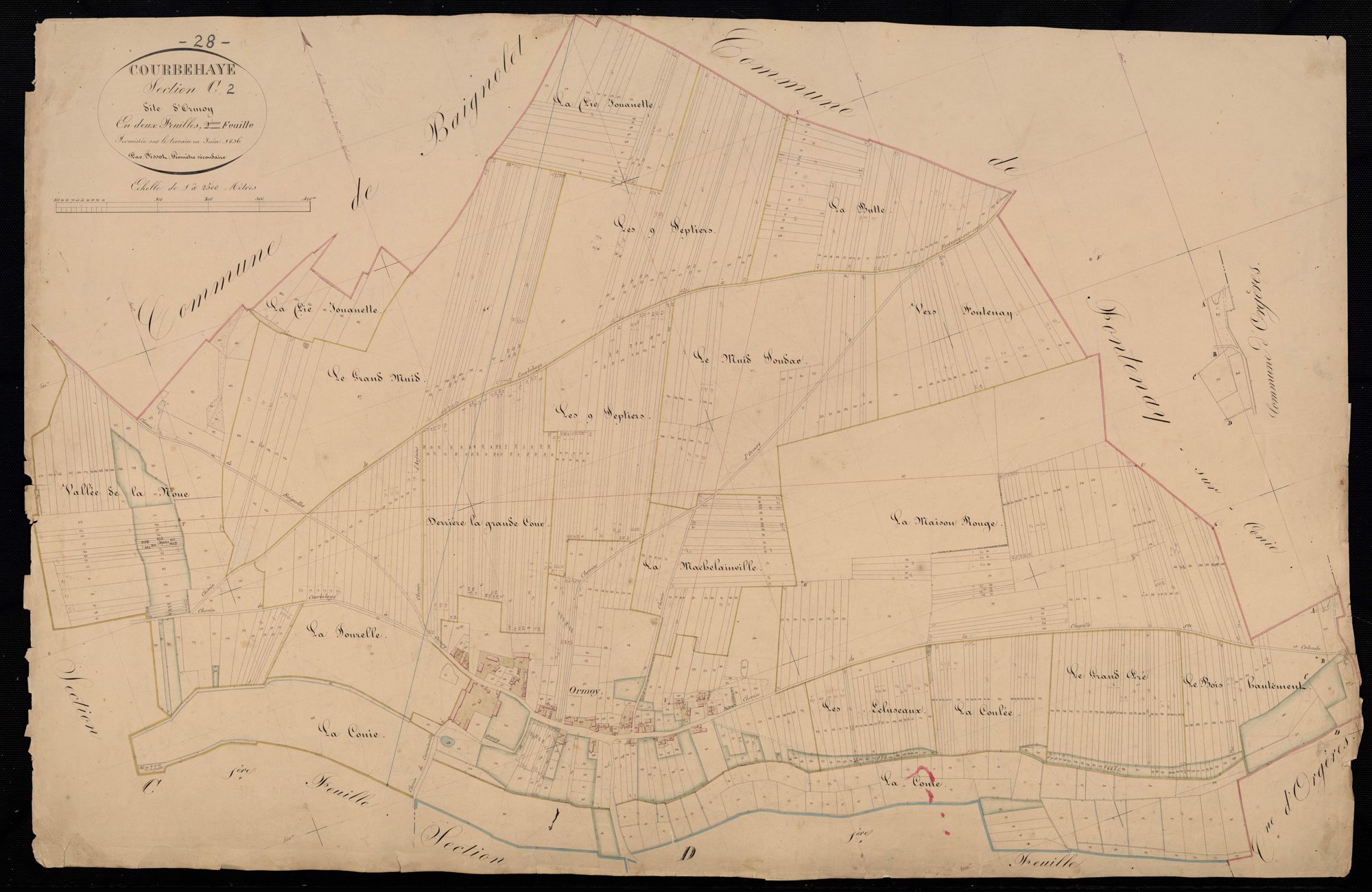 Section C, Ormoy, feuille 2.