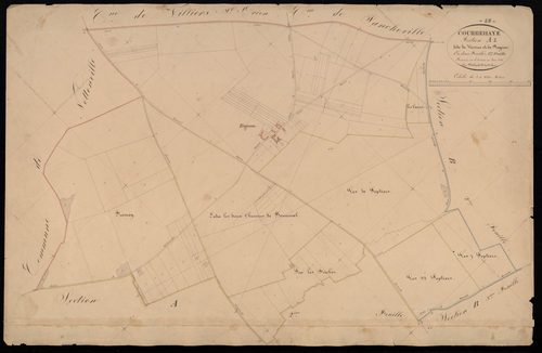 Section A, Voisine et Rognon, feuille 1.