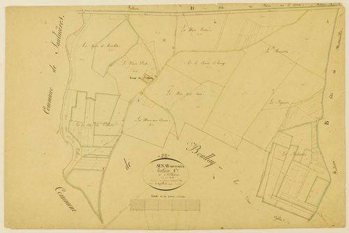 Section C, Villiers, en une feuille / Terminée sur le terrain par Monsieur Guillot, Géomètre secondaire.
