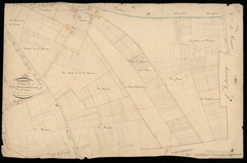Section C, Dambron et la Roncière, en une feuille.
