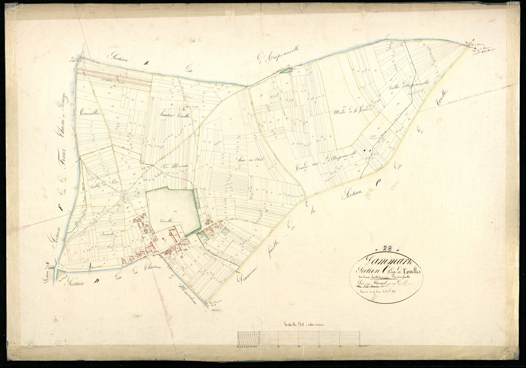 Section C, Vovelles, feuille 1.