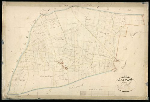 Section A, Concrez, en une feuille / Terminée sur le terrain par Monsieur Couriol, Géomètre du cadastre.
