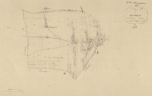 Section A, Dangeau, en une feuille.