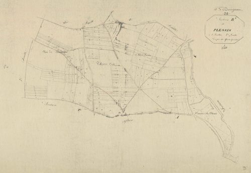 Section B, Plessis, feuille 1.
