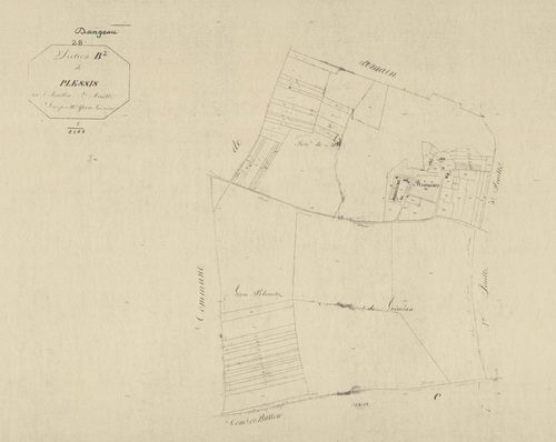 Section B, Plessis, feuille 2.