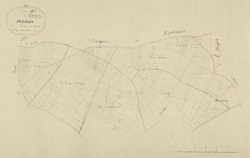 Section B, Plessis, feuille 3.