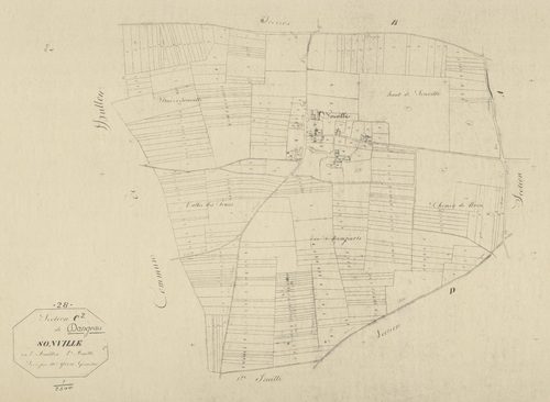 Section C, Sonville, feuille 2.