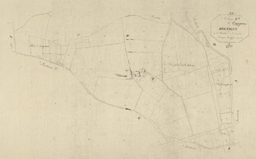 Section E, Brétigny, feuille 2.