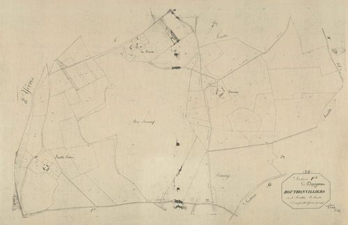 Section F, Bouthonvilliers, feuille 2.