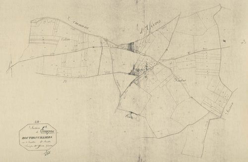 Section F, Bouthonvilliers, feuille 4.
