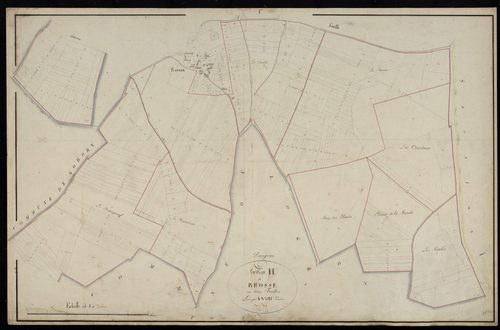 Section H, Brosse, feuille 2 / Terminée sur le terrain par Monsieur Yvon, Géomètre.