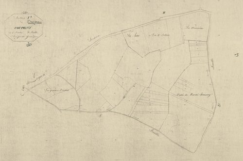 Section I, Coupigny, feuille 3.