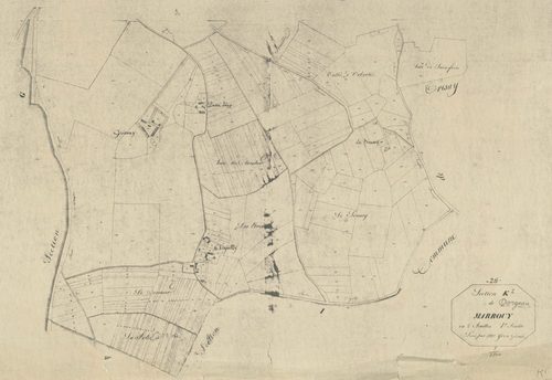 Section K, Marrouy, feuille 1.